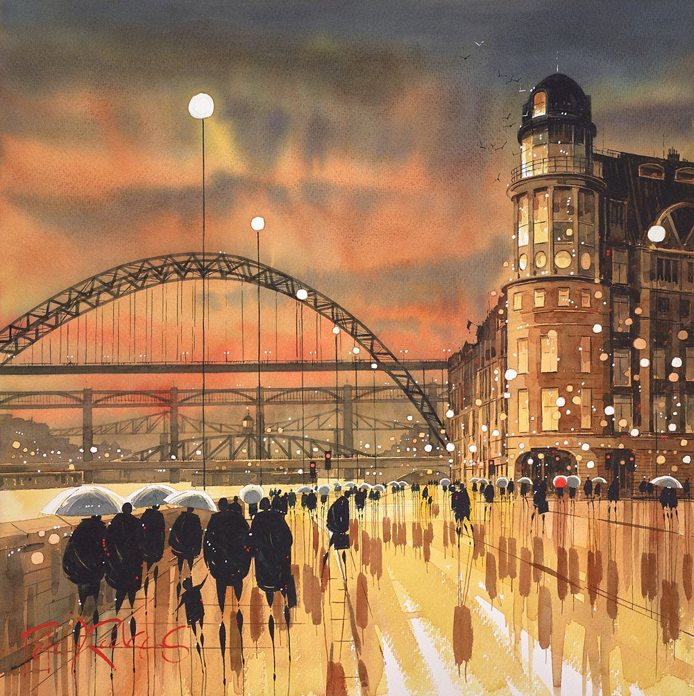 Crowded Quayside - Newcastle