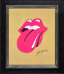 Rolling Stones Logo (Framed)