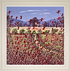 Poppies Near Home III (Framed)