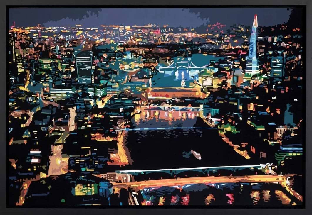 The City At Night IV,London
