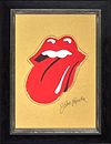 Rolling Stones Logo (Framed)