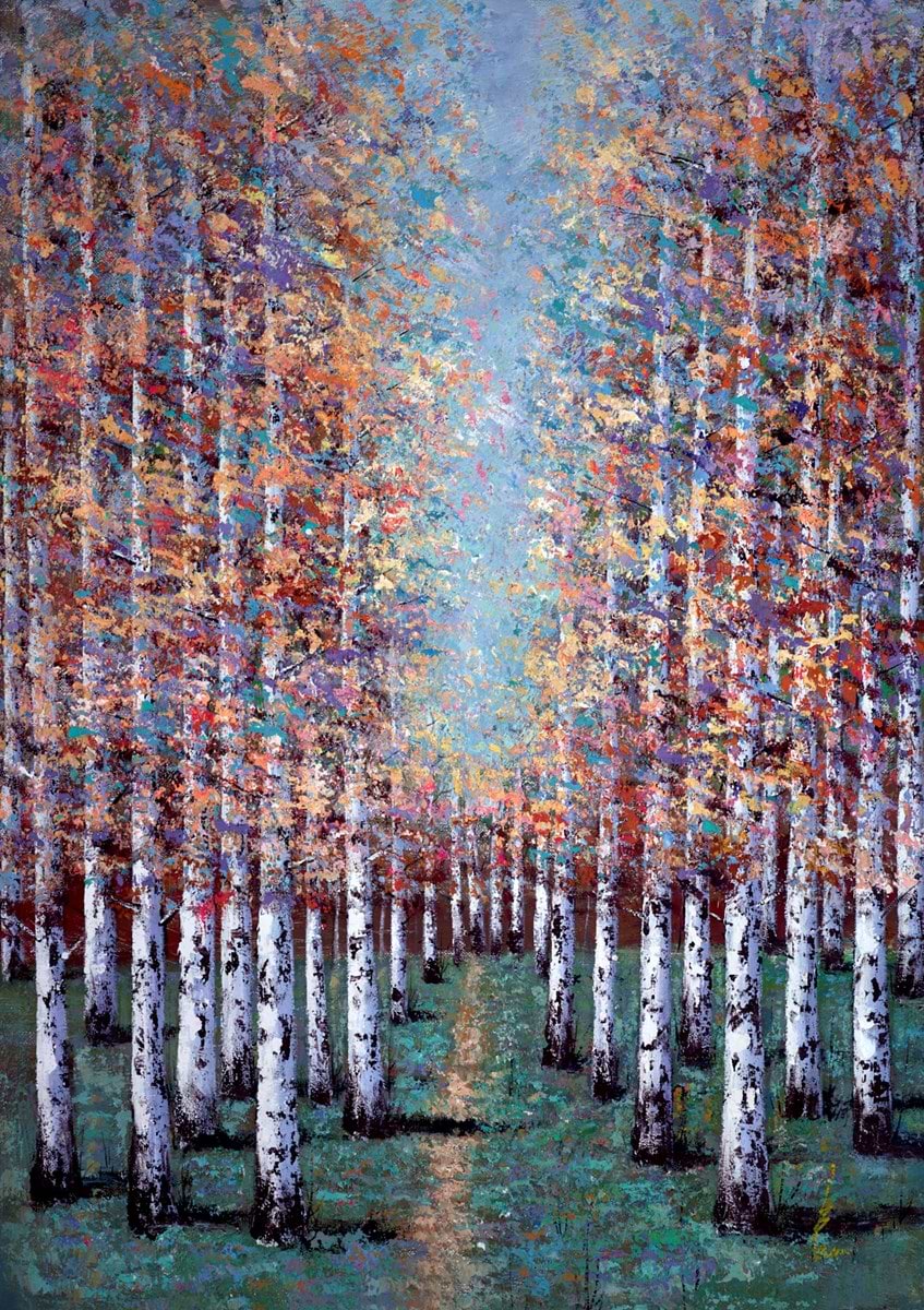 A Colourful Forest V | Inam - Clarendon Fine Art