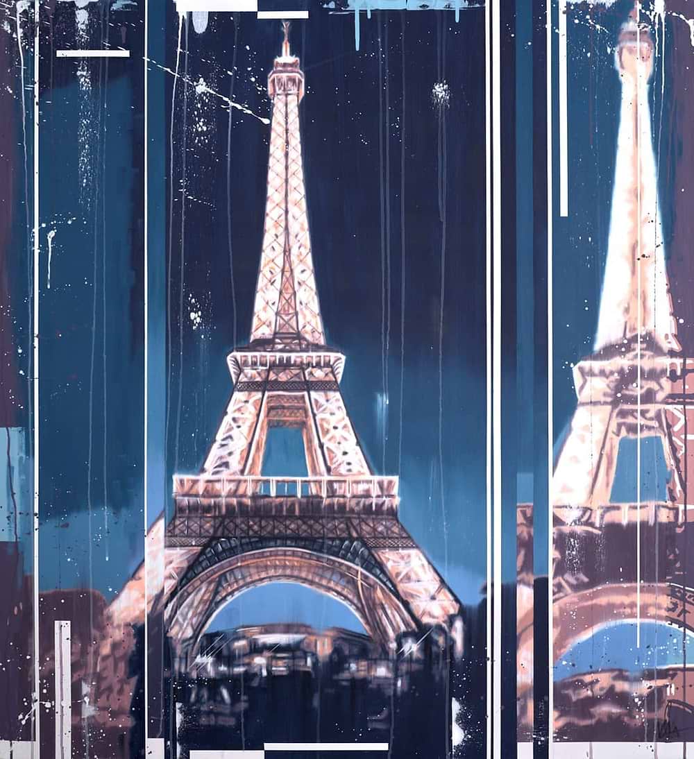 Eiffel Tower At Dusk