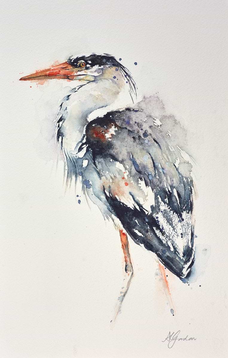 Statuesque Grey Heron
