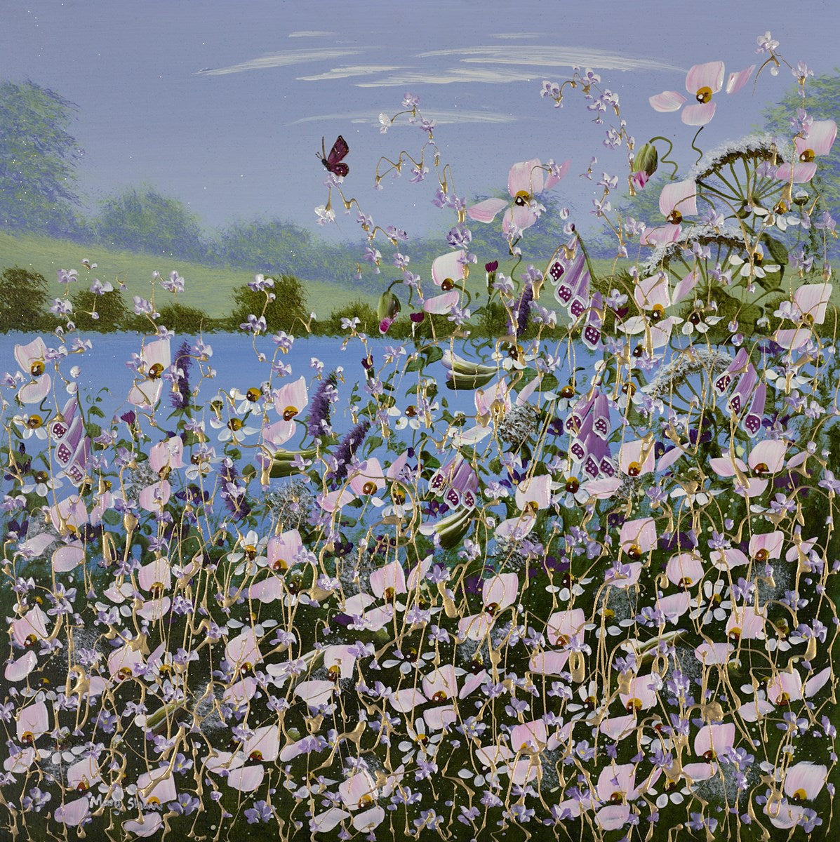 Floral Landscape View