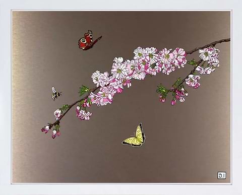 Butterflies On Cherry Blossom