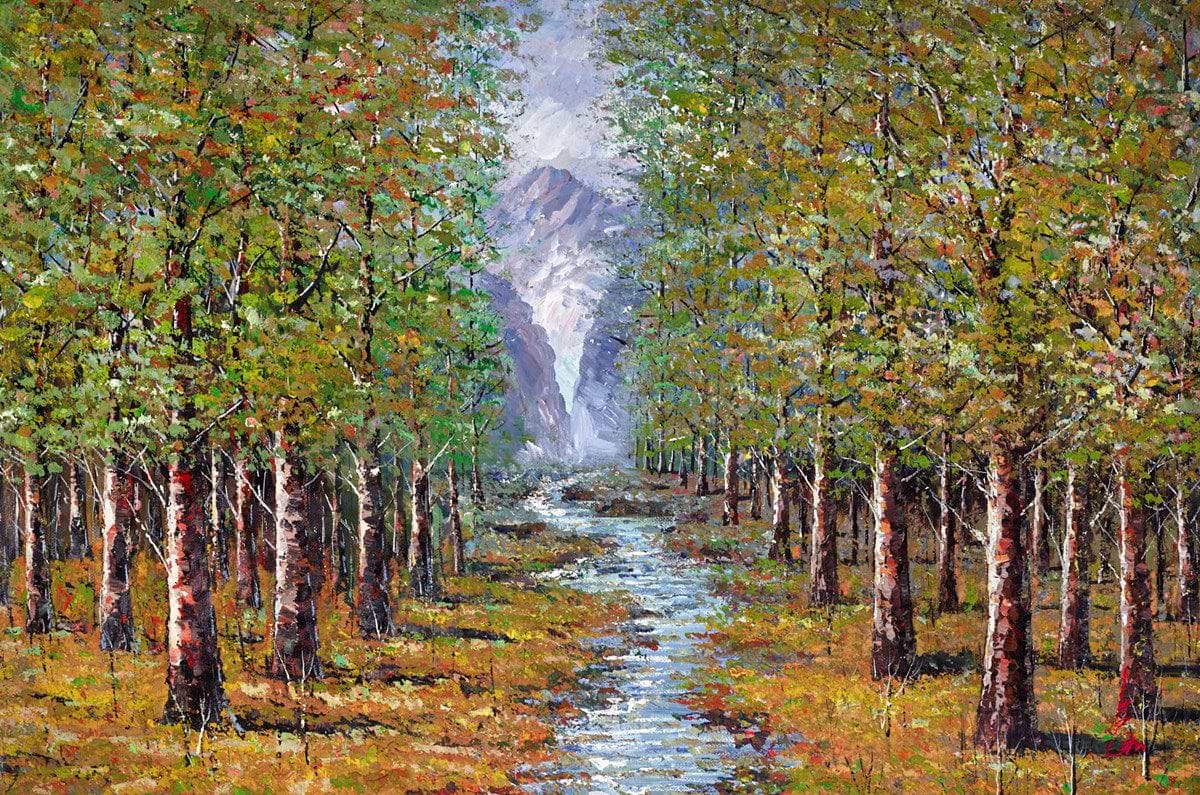 A Cool Forest Stream | Inam - Clarendon Fine Art