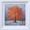 Golden Brown Tree (Framed)