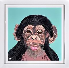 Cheeky Chimp (Framed)