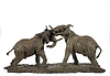 Bull Elephants Fighting - 2010