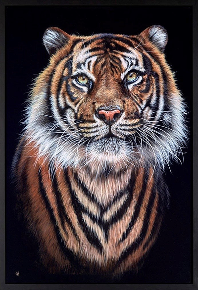 Tiger Eyes (Framed)