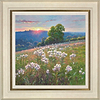 Thistles (sunset) (Framed)