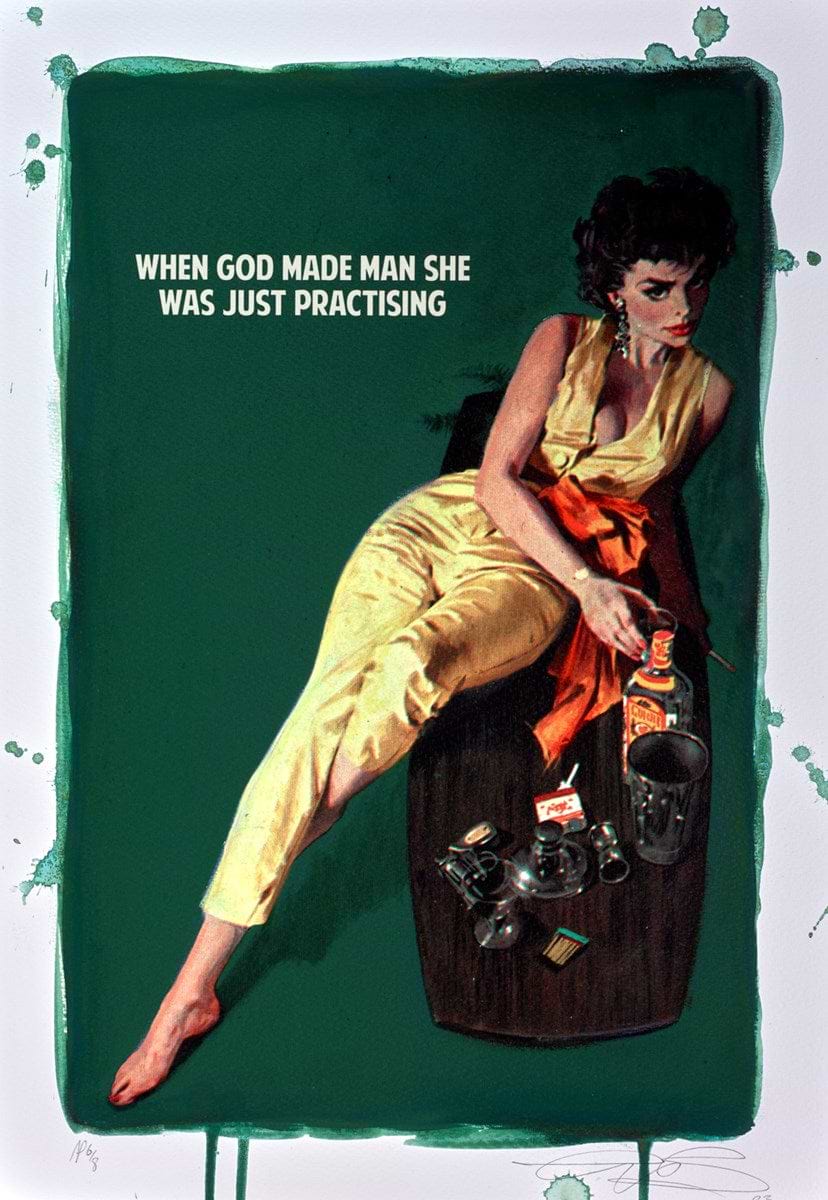 When God Made Man She Was Just Practising (J Green )