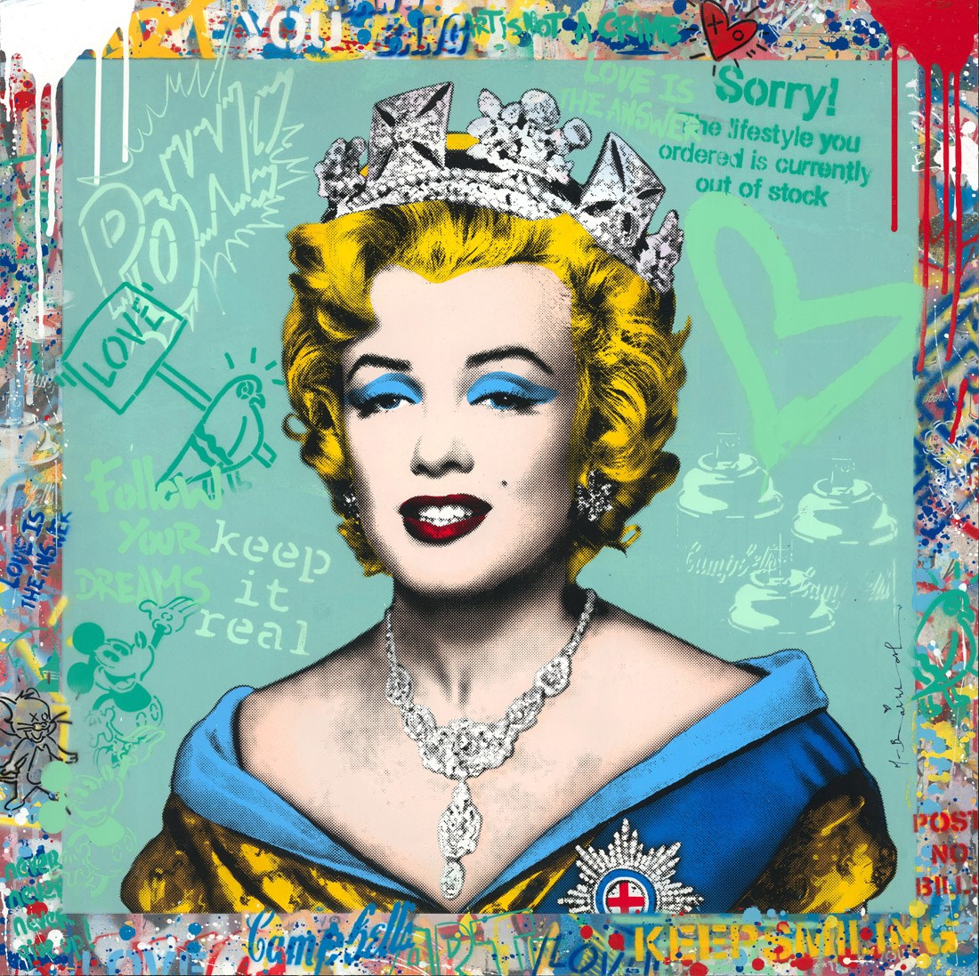 Queen Marilyn - Blue