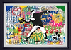 Banksy Thrower (Framed)