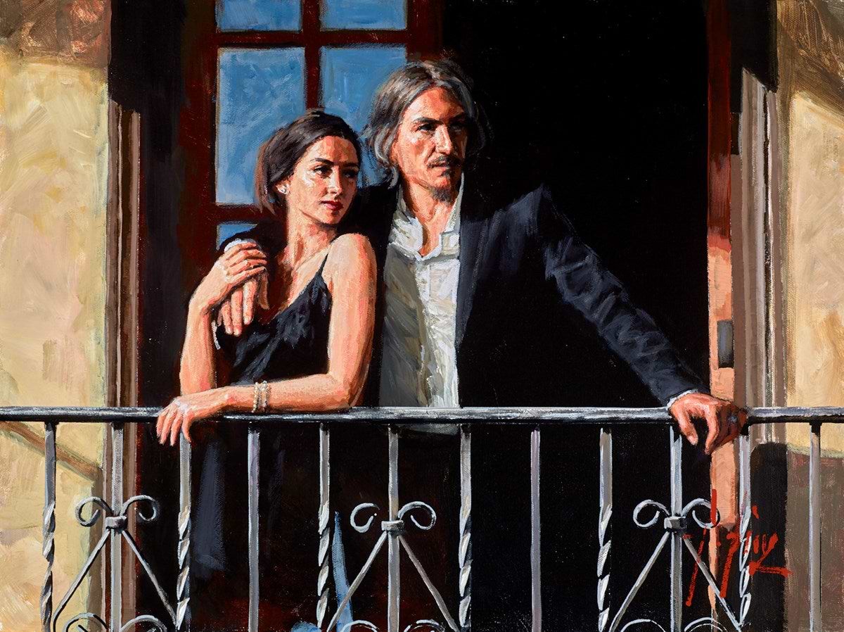 Fabian And Lucy At The Balcony III