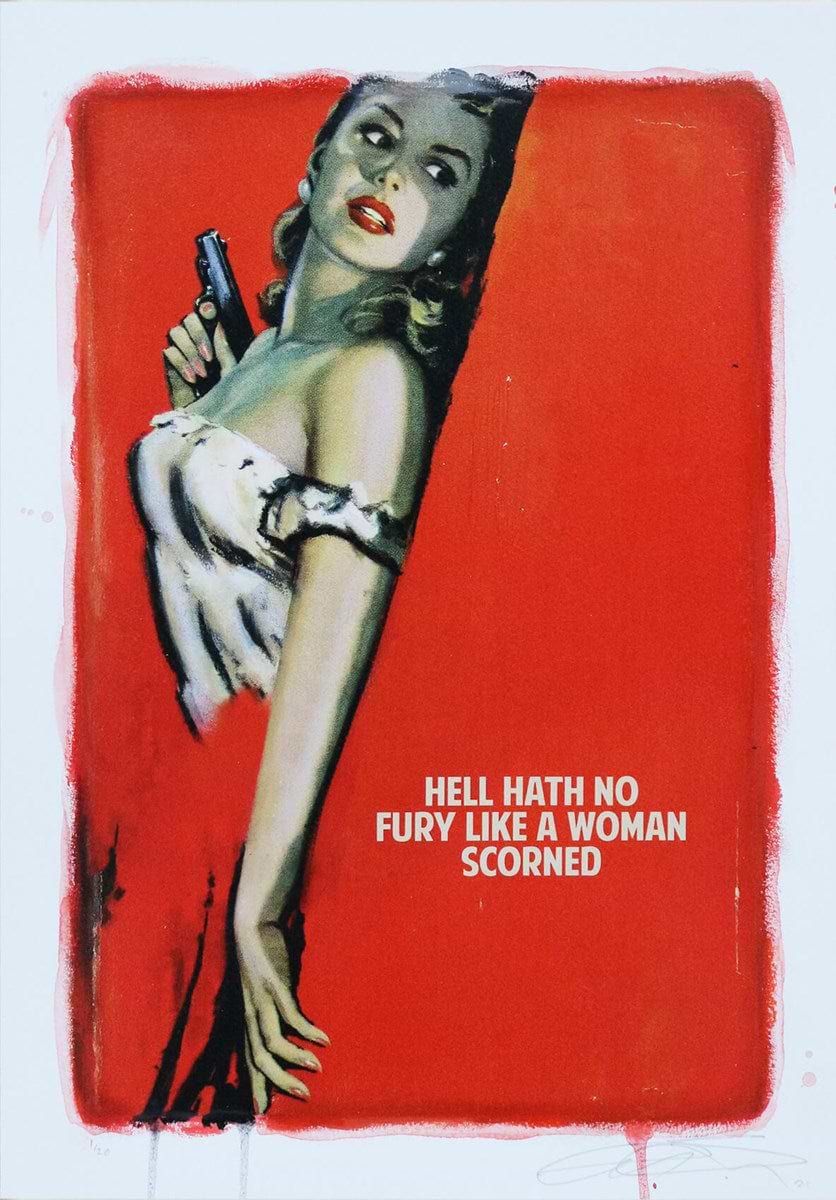Hell Hath No Fury Like A Woman Scorned (Red)