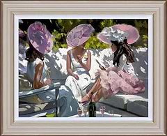 Pink Champagne, Ascot (Framed)