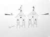 Seagull on a Beach Hut (sketch)