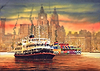 Ferries and Flags - Liverpool