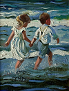 Playing in the Surf
