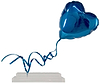 Flying Balloon Heart (Blue)
