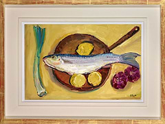 Delicious Grey Mullet, Cornwall (Framed)