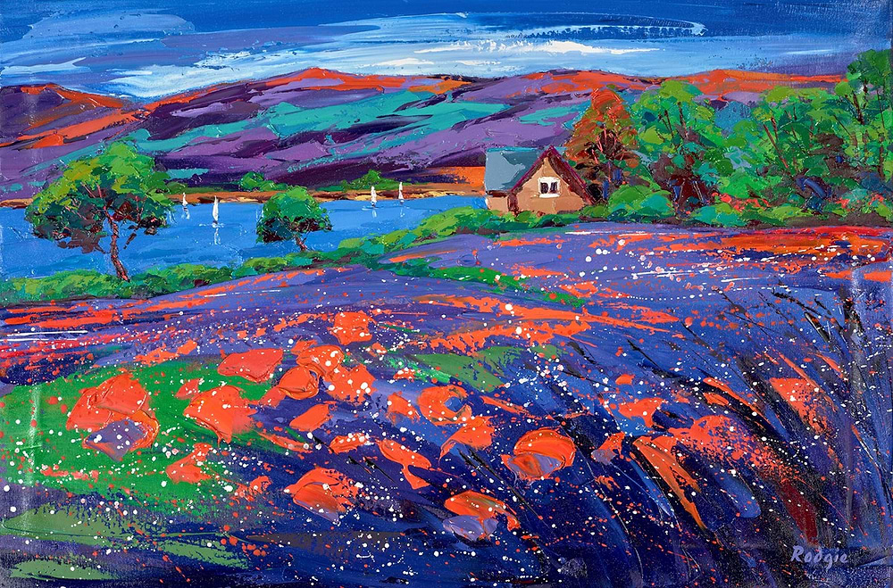 Lockside Poppies, Loch Lomond
