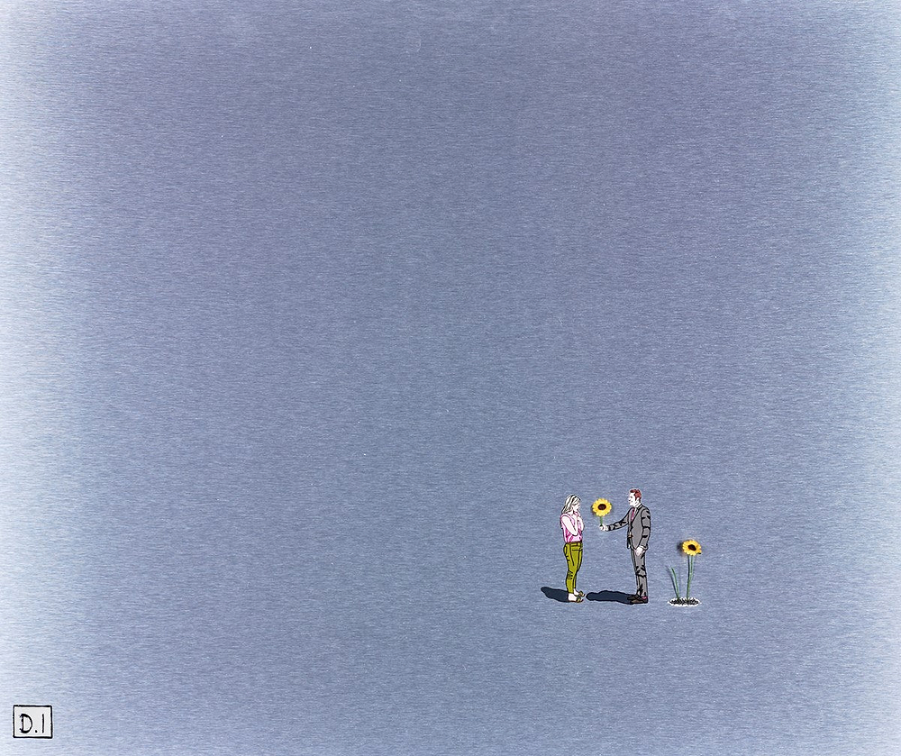 Man With Flower II