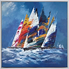 Sailing Ahead III (Framed)