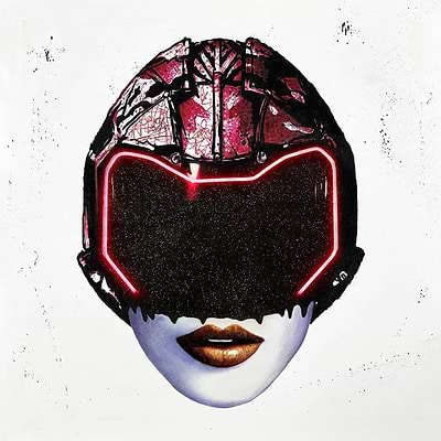 Girls Future (Red) (Framed)