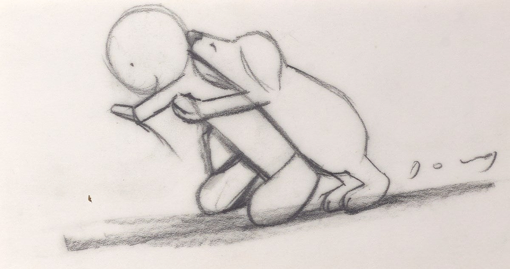 Friends In Need,Dog(Sketch)