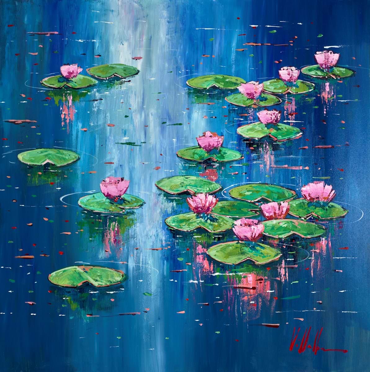 Tranquil Lily Pond V