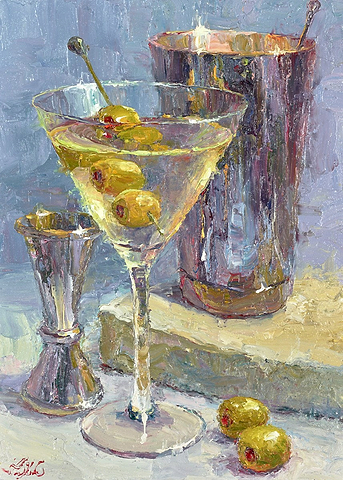 Martini With Olives III