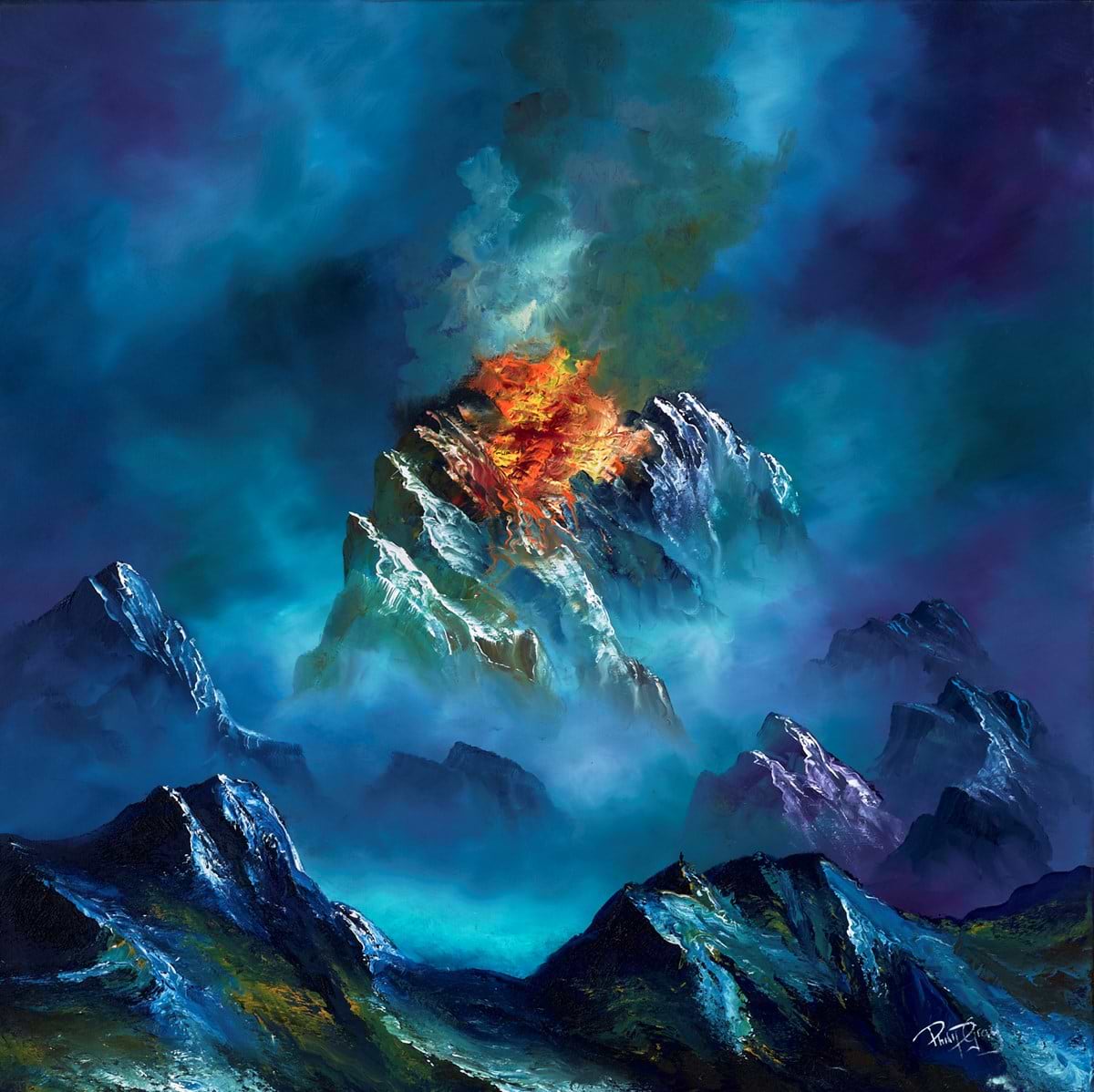 Flowing Lava