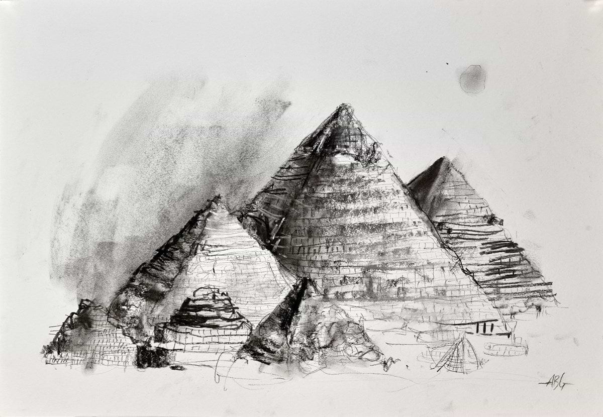Egyptian Pyramids (Sketch)