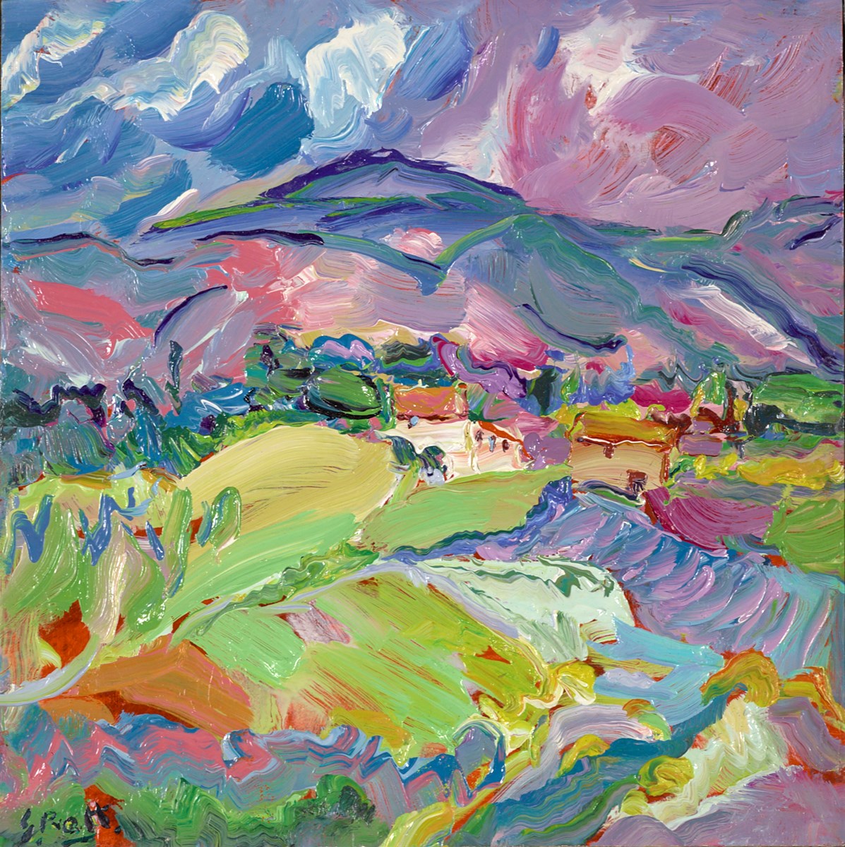 Looking Down From Aurel, Provence