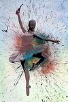 Ballerina Molotov (Blue & Green)
