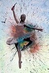 Ballerina Molotov (Blue & Green)