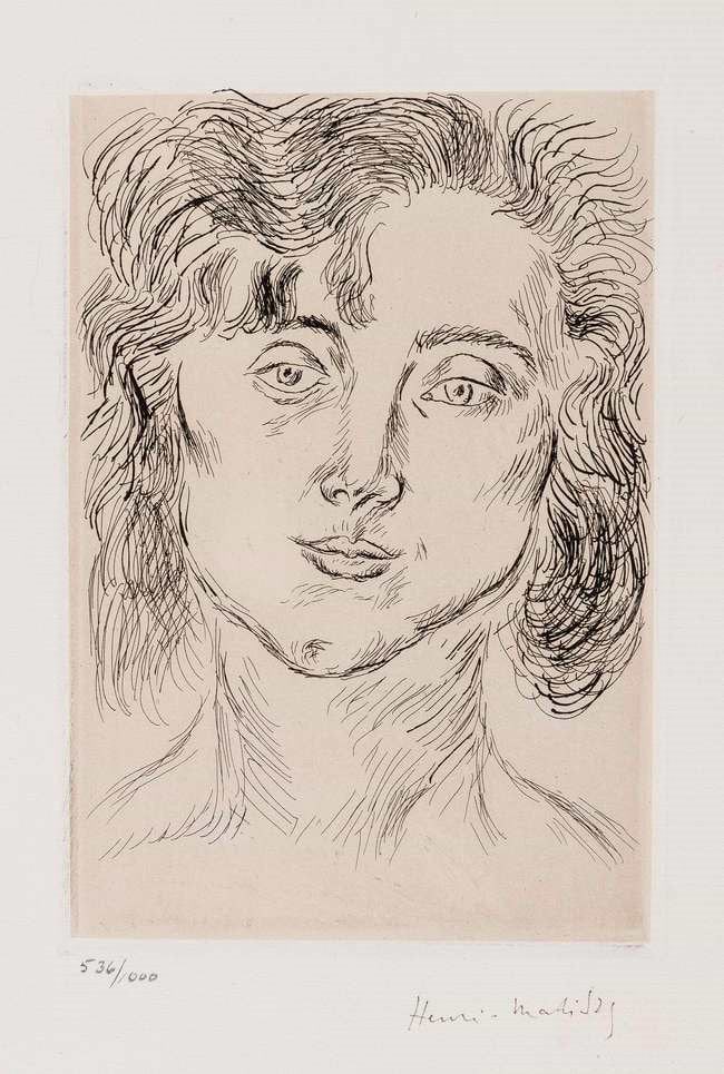 Mlle M.M. From Cinquante Dessins, 1920