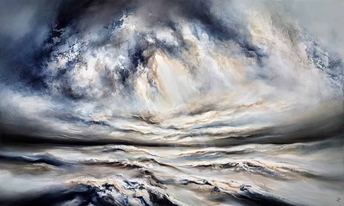 Break In The Storm | Chris and Steve Rocks - Clarendon Fine Art