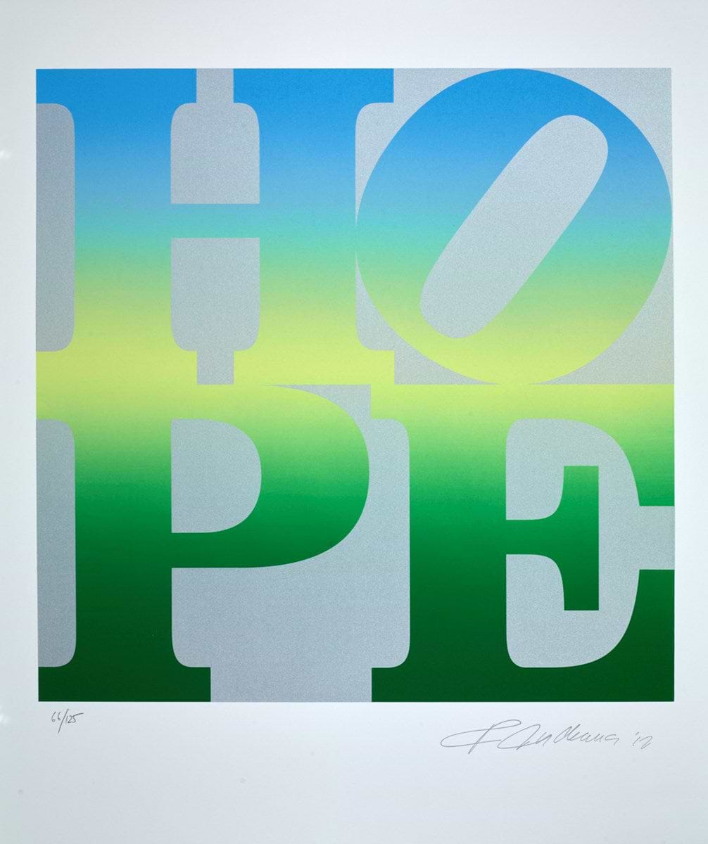 Robert Indiana - « The Calumet », Sérigraphie Du Portfolio American Dream De Robert Indiana