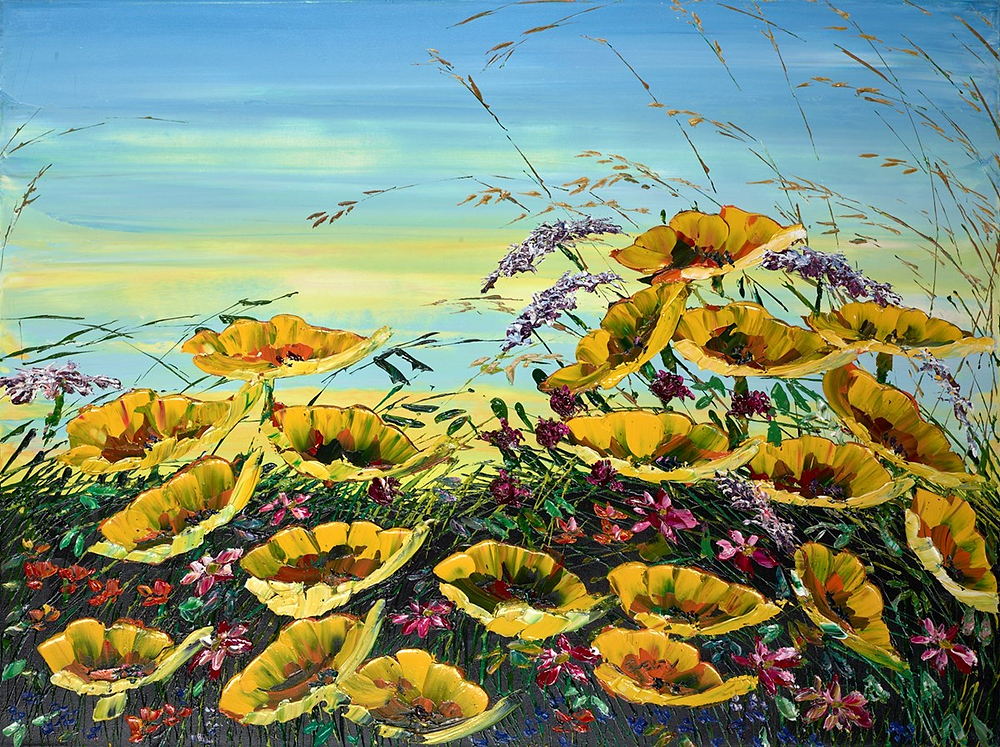 Golden Flowers
