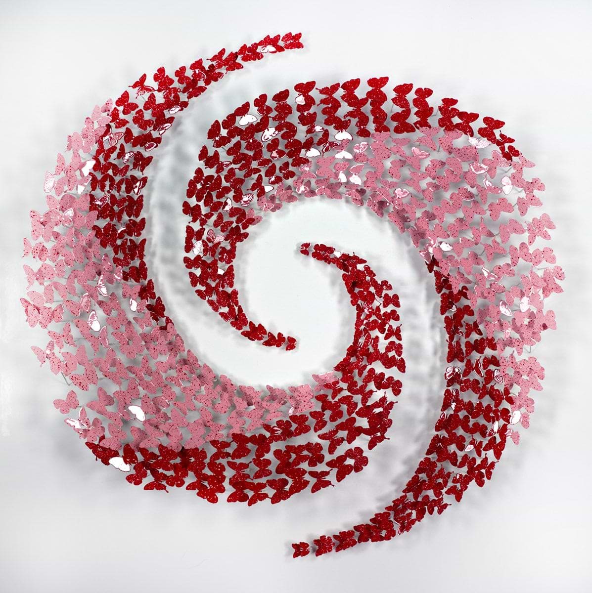 Pink And Red Spiral