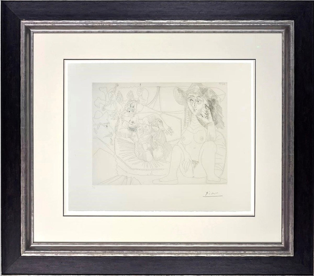 Jeune Femme Au Chapeau Péchant Par Pensée, From 347 Series 24/50
