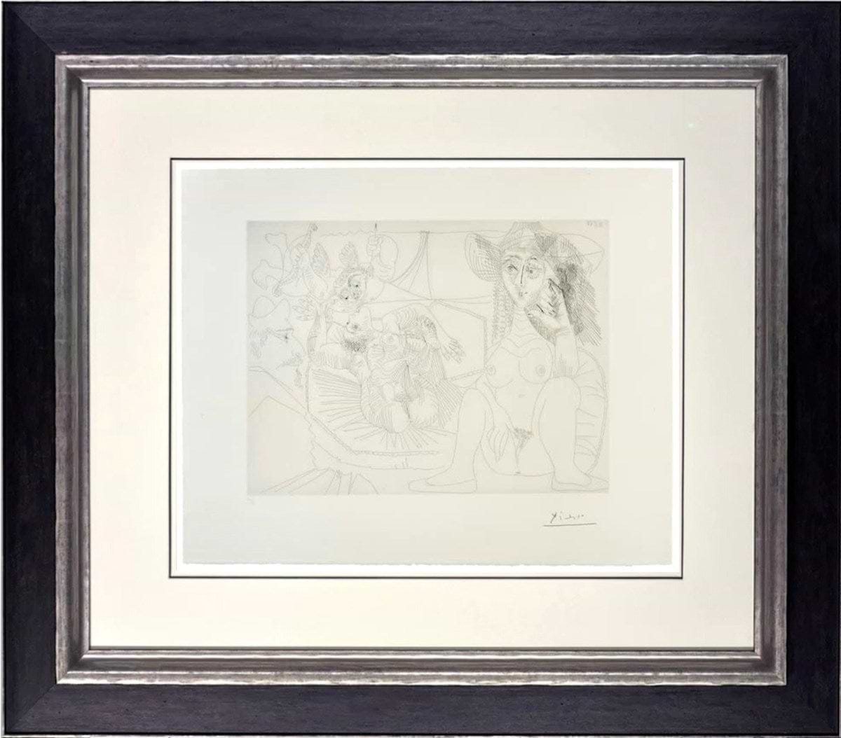 Jeune Femme Au Chapeau Péchant Par Pensée, From 347 Series 24/50