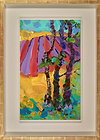 Three Trees Provence (Framed)