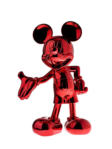 Mickey Welcome Chromed Red