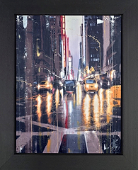 NY City Lights III (Framed)