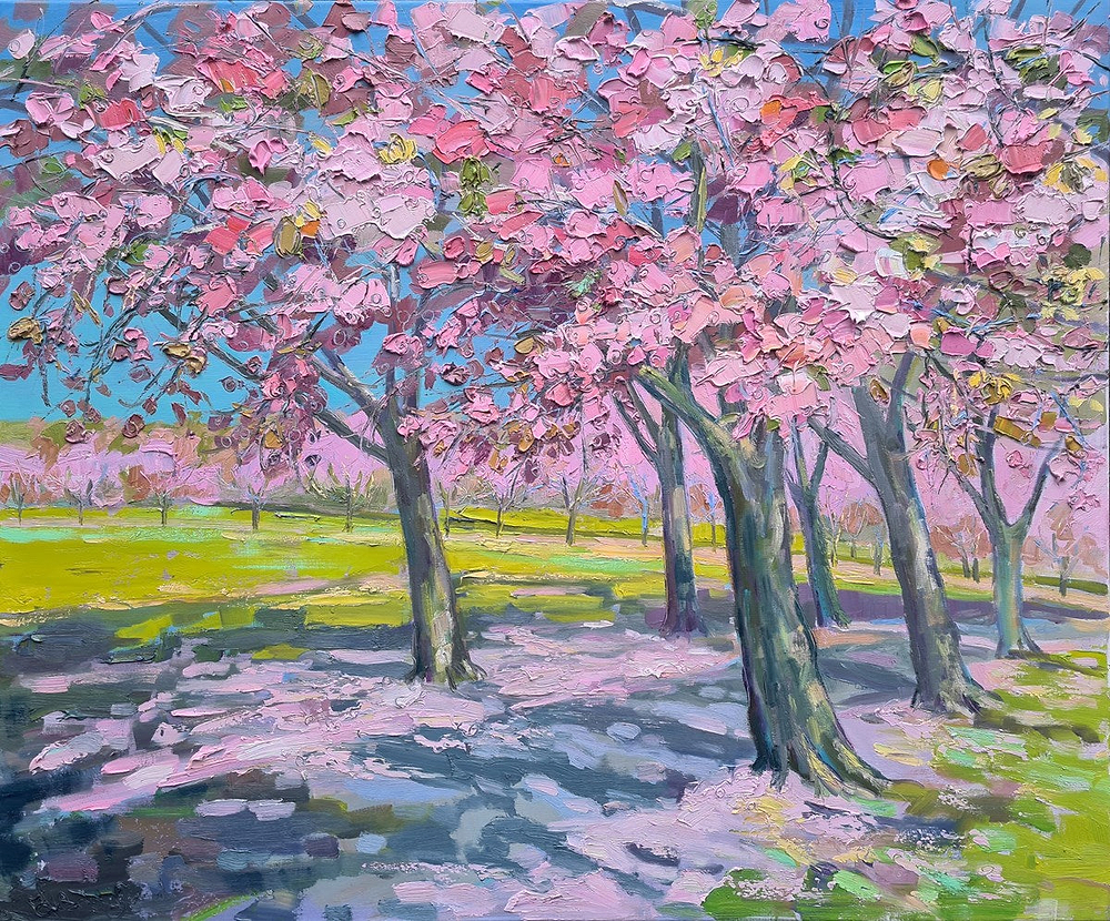 Blossoming Cherry Trees, The Meadows